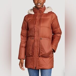 BRAND NEW Eddie Bauer | Women’s Paprika Puffer Down Jacket Size XS